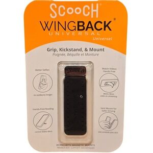Scooch Wingback Universal Grip,‎ Kickstand & Mount Magnetic for phones